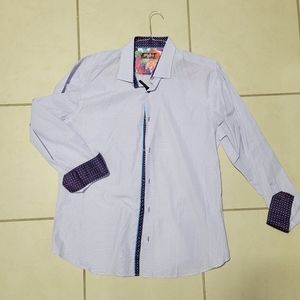 LIGHT Purple Dress Shirt XL Spazio